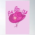 thumbnail image 1 of Pink Pony Club Poster Wall Art, Modern Wall Decor For Living Room Bedroom, 8x12 UNFRAMED, 1 of 3