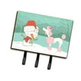 thumbnail image 1 of Pink Poodle Snowman Christmas Leash or Key Holder, 1 of 4