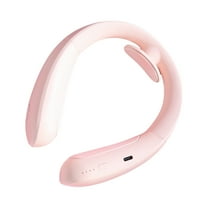 Pink Portable Hand Warmer And Neck Heater With 3 Sided Heating Technology Usb Rechargeable For Outdoor Activities And Home Use