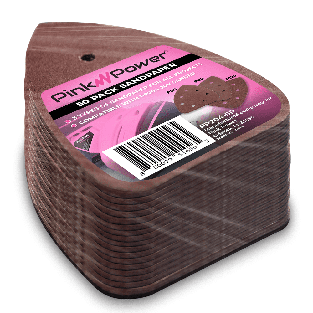 Detail Sander Replacement Pads Assorted Set with Aluminum Oxide