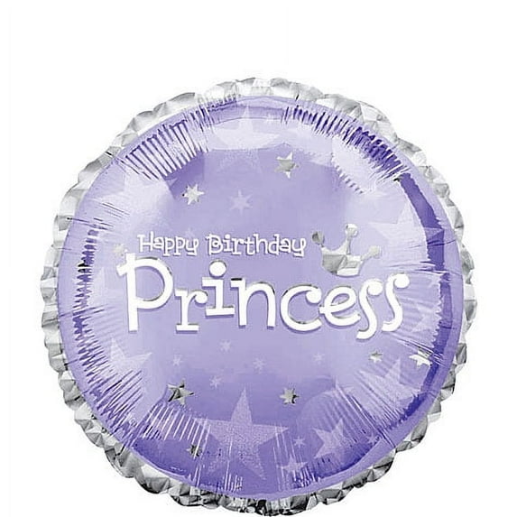 Pink Princess 18" Balloon (Each) - Party Supplies