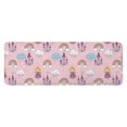thumbnail image 1 of Pink Princess Castle Pattern Kitchen Rug Mat,Kitchen Runner Rugs Non Skid Washable,Decorative Kitchen Floor Mats for Kitchen,Sink,Laundry,17"x47.2", 1 of 7