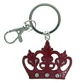 thumbnail image 1 of Pink Princess Crown Metallic Keychain with Rhinestones Accents, 1 of 2
