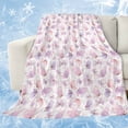 thumbnail image 1 of Pink Purple Butterfly Cooling Blanket, Lightweight Breathable Summer Throw Blanket with Double Sided Cold Effect,Spring Watercolor Butterfly Picnic Beach Blankets Bed Sheet for Hot Sleepers 40"x60", 1 of 8