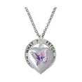 thumbnail image 1 of Pink & Purple Butterfly Locket Fetch What? Affirmation Ring Necklace, 1 of 1