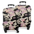 thumbnail image 1 of Pink Purple Camo Gradient Pattern Luggage Cover Fashion Suitcase Cover Baggage Covers Fit 25-28 Inch Luggage (Go Travel), 1 of 5