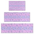 thumbnail image 1 of Pink Purple Cat Eye Skull Butterfly Pattern Kitchen Rugs Sets Of 3,Kitchen Runner Rugs Non Skid Washable,Decorative Kitchen Floor Mats for Kitchen,Sink,Laundry,17"x30"+ 17"x47" + 17"x59", 1 of 6