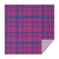thumbnail image 1 of Pink Purple Checkered Pattern Square Tablecloth,Waterproof Square Table Cover,Wipeable Spillproof Washable Table Cover for Home Kitchen Party Decor 42"X42"(107x107cm), 1 of 6