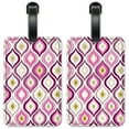 thumbnail image 1 of Pink & Purple Designs - Luggage ID Tags / Suitcase Identification Cards - Set of 2, 1 of 5