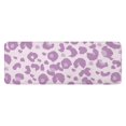 thumbnail image 1 of Pink and Purple Of Leopard Print Kitchen Rug Mat,Kitchen Runner Rugs Non Skid Washable,Decorative Kitchen Floor Mats for Kitchen,Sink,Laundry,17"x47.2", 1 of 7