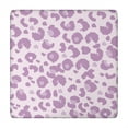 thumbnail image 1 of Pink and Purple Of Leopard Print Square Fitted Tablecloth with Elastic Edge,Square Table Cover,Washable Elastic Table Cover for Home Kitchen Party Decor 34"x34", 1 of 6