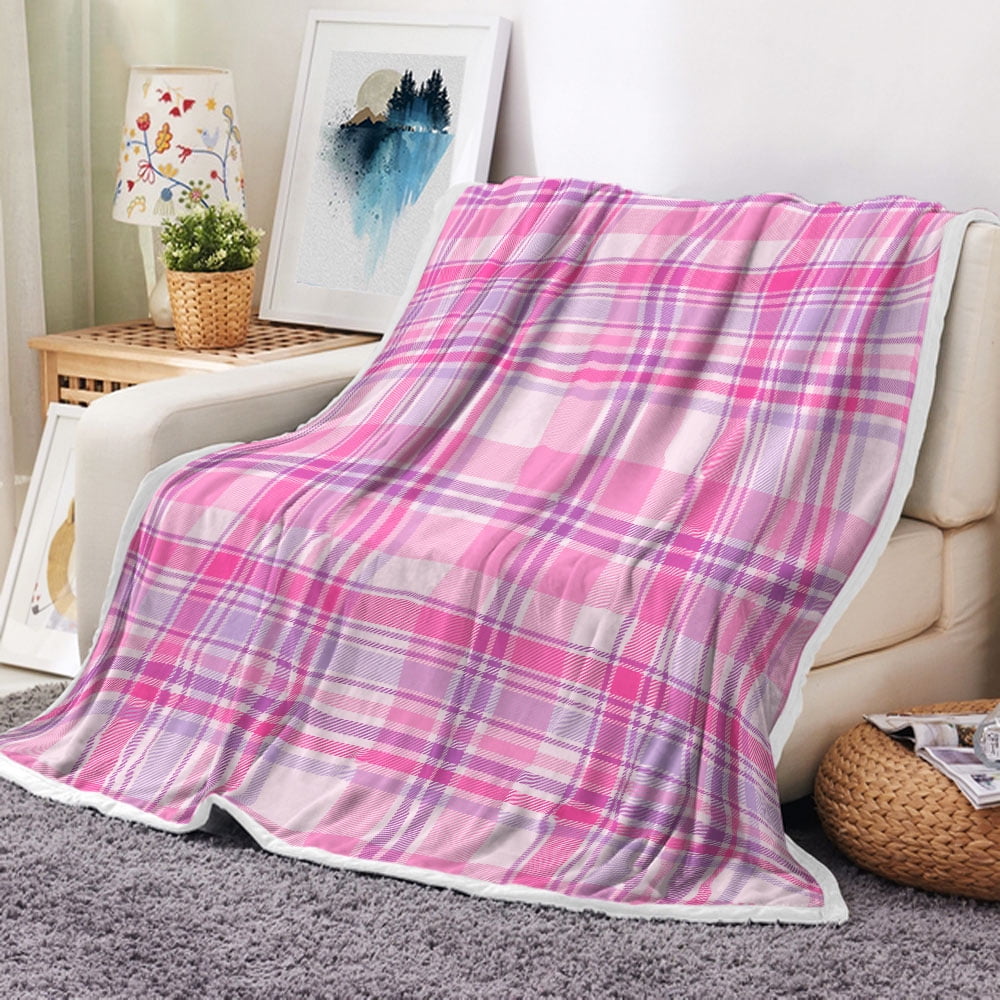 Pink buffalo check blanket hotsell