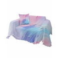 thumbnail image 1 of Pink Purple Sofa Couch Covers for Dogs,Washable Sofa Throw Cover Single Slipcovers for Armchair with Tassel,Contemporary Blue Smear Painting Abstract Art Couch Protector Towel Blanket Medium 71x91, 1 of 8