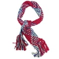 thumbnail image 1 of Pink & Purple Womens Cable Knit Winter Neck Scarf, 1 of 1