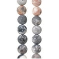 thumbnail image 1 of Pink & Purple Zebra Agate Round Beads - 10mm by Bead Landing, 1 of 2