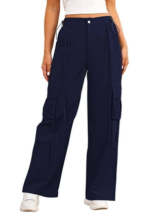 BUIgtTklOP Pants for Women,Women'S Casual Temperament Solid Color Knitted  Micro Pull Slim Flare Trousers Blue M 