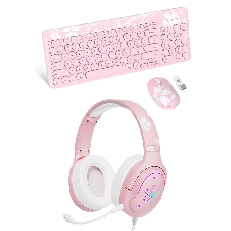 Pink headset with mic ps4 new arrivals