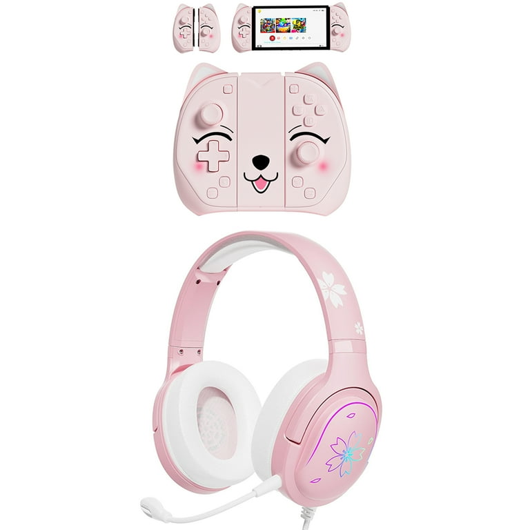 Nintendo switch headset pink hotsell
