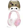thumbnail image 1 of Pink RGB Gaming Headset and Upgraded Switch Pro Controller for Nintendo Switch/OLED/Lite, Wireless Switch Remote for PC/IOS/Android/Steam, 1 of 10