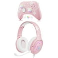 thumbnail image 1 of Pink RGB Gaming Headset and Upgraded Switch Pro Controller for Nintendo Switch/PC/IOS/Android/Steam with Hall Effect Joysticks Triggers Pink, 1 of 9