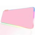 thumbnail image 1 of Pink RGB Gaming Mouse Pad 31.5x12 Inch PC XL Large Extended Glowing Led Light Up Desk Pad Non-Slip Rubber Jmiyav Base Computer Keyboard and Mouse Pad Cool Cute Mousepad Mat, 1 of 6