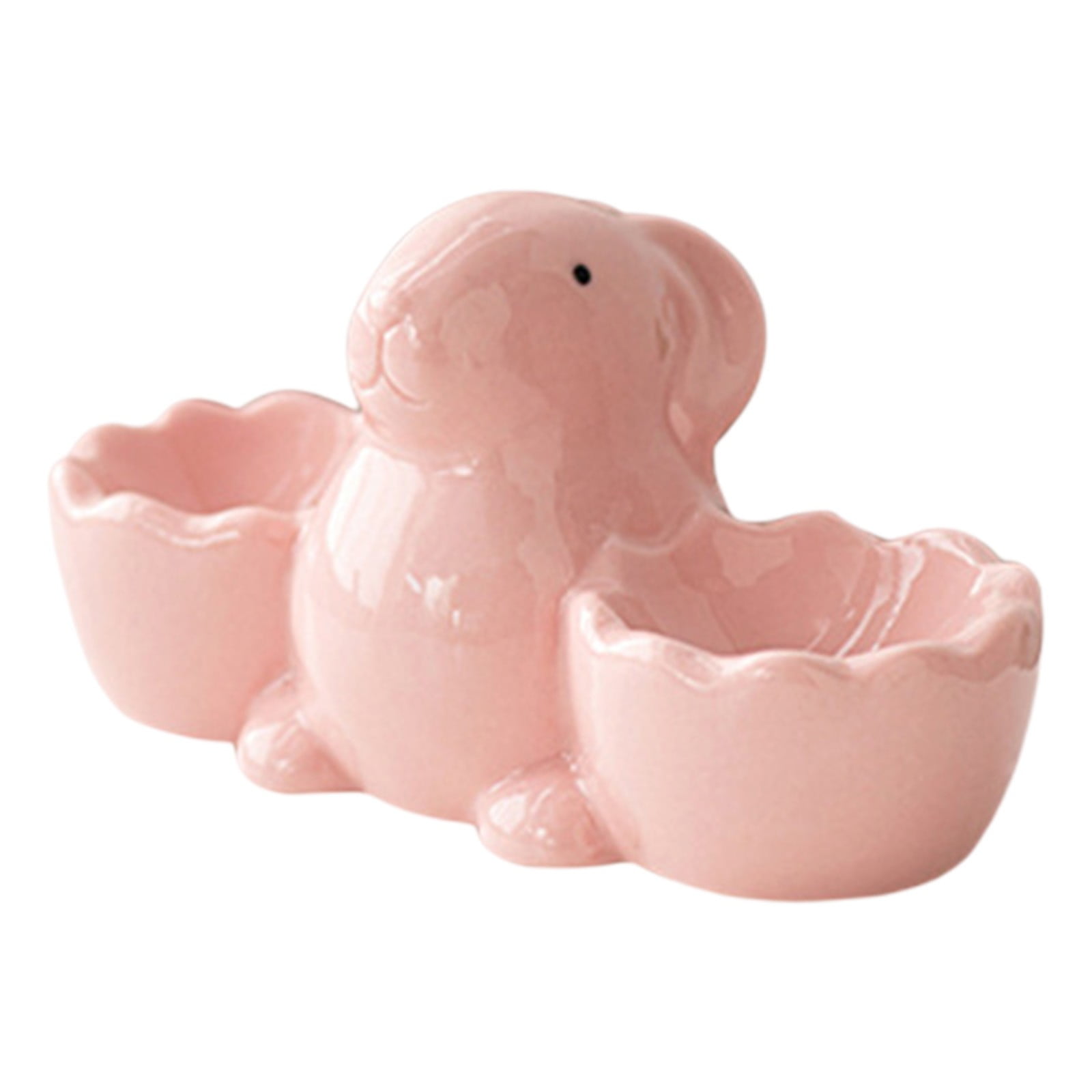 Pink Rabbit Egg Cup – Cute Ceramic Soft Boiled Egg Holder, Fun Kids ...
