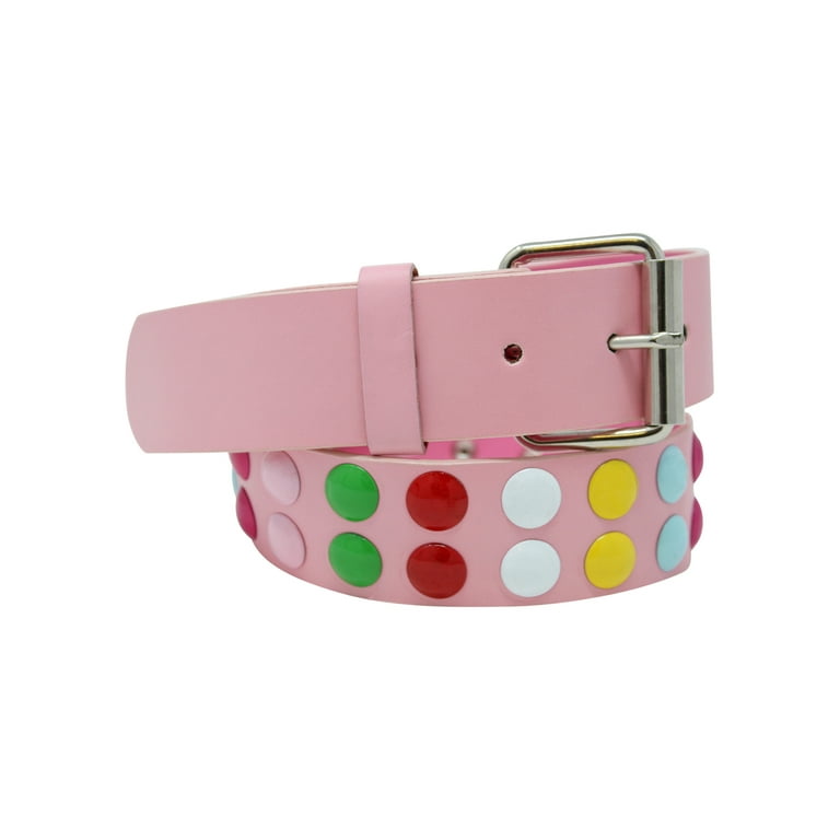 Rainbow studded belt cheap