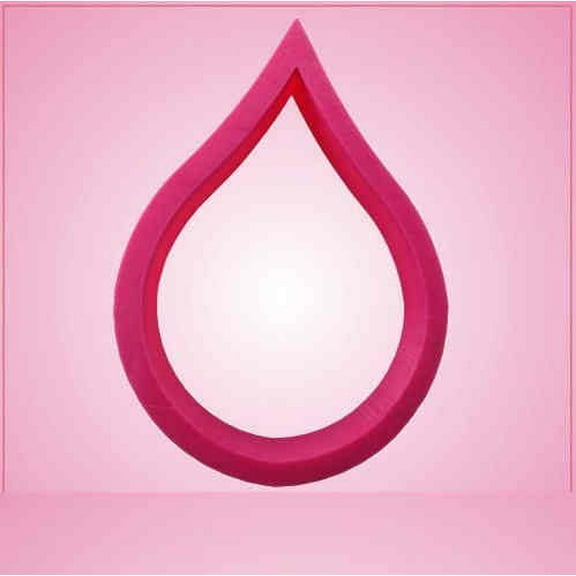 Pink Raindrop Cookie Cutter