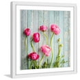 thumbnail image 1 of "Pink Ranunculus" Framed Painting Print, 1 of 6