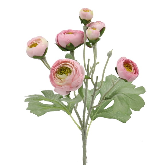 Pink Ranunculus Spray Artificial Flower