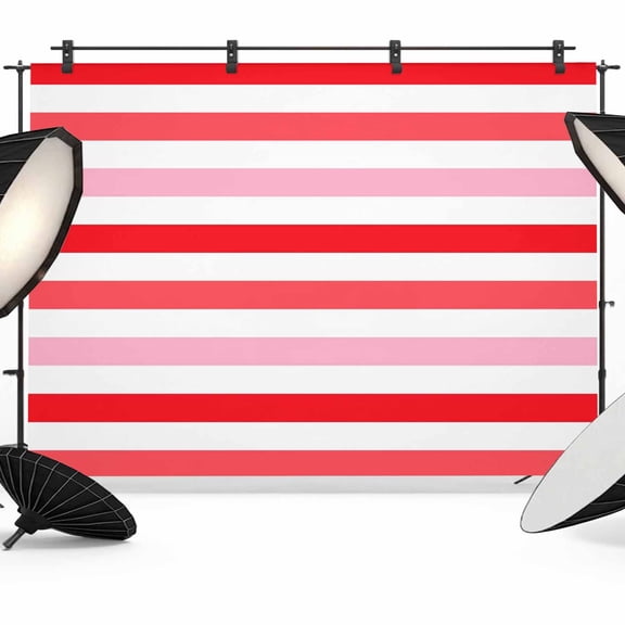 Pink Red Gradient Striped Photography Backdrop 7x5FT, Modern Minimalist Abstract Lines Photo Backdrops, Background for Photography Studio Photo Studio Background, Back Drop for Photoshoot