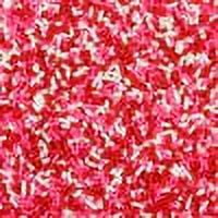 Pink, Red & White Jimmies  Decorette Valentine Confetti Sprinkles, Cake, Cookies, Donut, Cakepop Toppings, 6 oz.