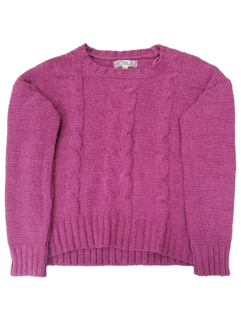 Pink Republic Girls Berry Purple Fall Autumn Winter Knit Warm