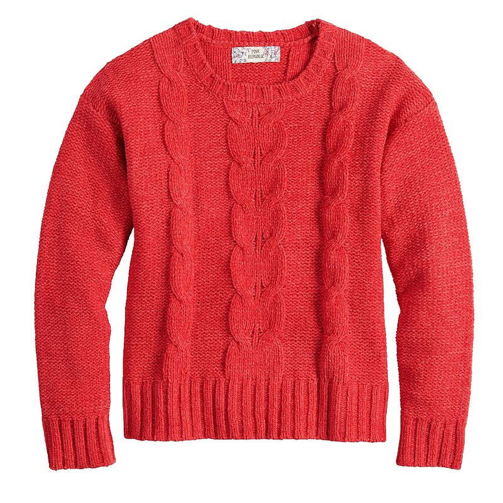 Pink Republic Girls Red Fall Autumn Winter Holidays Knit Warm