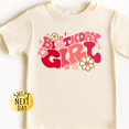 thumbnail image 1 of Pink Retro Birthday Babe Toodler Shirt, Cute Girls Kids Party Shirt, Toddler Shirt, Funny Kids Shirt TODDLER SHORT SLEEVE TEE BELLA CANVAS 3001T, 1 of 3