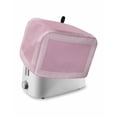 thumbnail image 1 of Pink Retro Greek Key Toaster Cover 2 Slice, Small Kitchen Appliance Covers, Geometric Greece Ancient Rustic Toaster Oven Cover with Loop, Bread Machine Cover Polyester Dust Cover Protection, 1 of 4