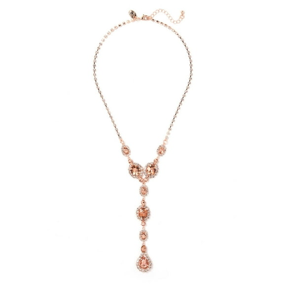 Pink Rhinestone Necklace