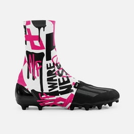 Football Spat Cleat Covers Neon Pink Medium Walmart