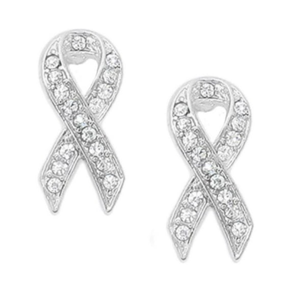 Pink Ribbon Earrings