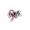 thumbnail image 1 of Pink Ribbon - Fight Breast Cancer Waterproof Sticker, 1 of 1