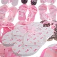 thumbnail image 1 of Pink Ribbon Flip Flops 7-8, 1 of 1