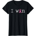 thumbnail image 1 of Pink Ribbon I Won Breast Cancer Awareness T-Shirt, 1 of 4