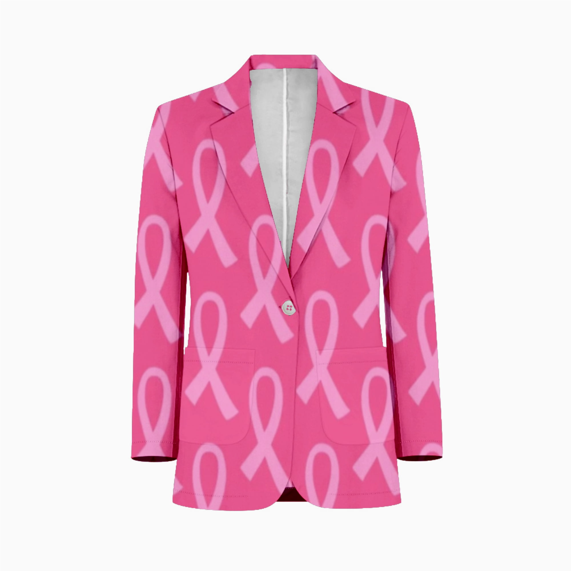 Pink Ribbon Mens Suits Shawl Collar Slim Fit Suit Mens Groom Jacket ...