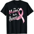 thumbnail image 1 of Pink Ribbon My Mom Is A Survivor Breast Cancer Awareness T-Shirt, 1 of 3