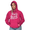 thumbnail image 1 of Pink Ribbon Power Breast Cancer Aware Hoodie Sweatshirt Women Brisco Brands L, 1 of 6