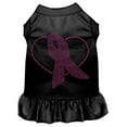 thumbnail image 1 of Pink Ribbon Rhinestone Dress for Dogs, Black - Large, 1 of 1