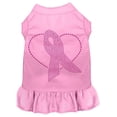 thumbnail image 1 of Pink Ribbon Rhinestone Dress for Dogs, Light Pink - Small, 1 of 1