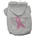 thumbnail image 1 of Pet, Dog  Cat Hoodie Rhinestone, "Pink Ribbon", 1 of 7