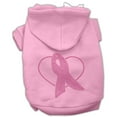 thumbnail image 1 of Pink Ribbon Rhinestone Hoodies, 1 of 2