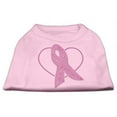 thumbnail image 1 of Pink Ribbon Rhinestone Shirts Light Pink M - 12, 1 of 1